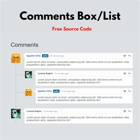 Comment on or in .